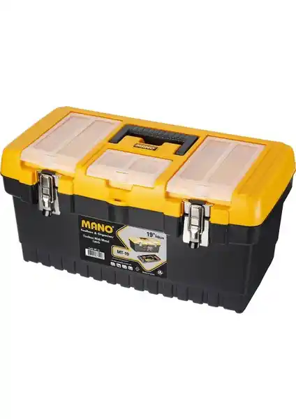 Mano Grip Metal Kilitli Takım Çantası 19 İncilik Dayanıklı ve Çok Yönlü Saklama Çözümü