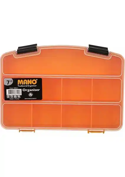 Mano ORG-7 Malzeme Kutusu Organizer: Pratik ve Dayanıklı Saklama Çözümü