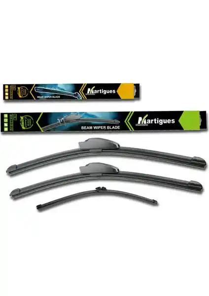 Martigues Ford Fiesta 2008-2017 Ön ve Arka Silecek Takımı Kolay Montajlı ve Yüksek Performanslı
