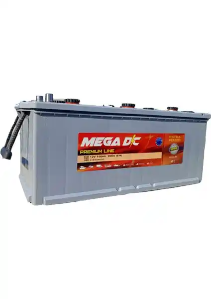 Mega Dc Premium Line 12V 150AH 900A Akü: Güç ve Güvenilirlik Sunan Modern Enerji Kaynağı