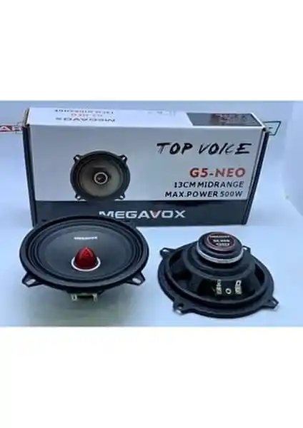 Megavox 13CM Midrange Hoparlör Sistemleri Güçlü Ses ve Dayanıklılık Sunar