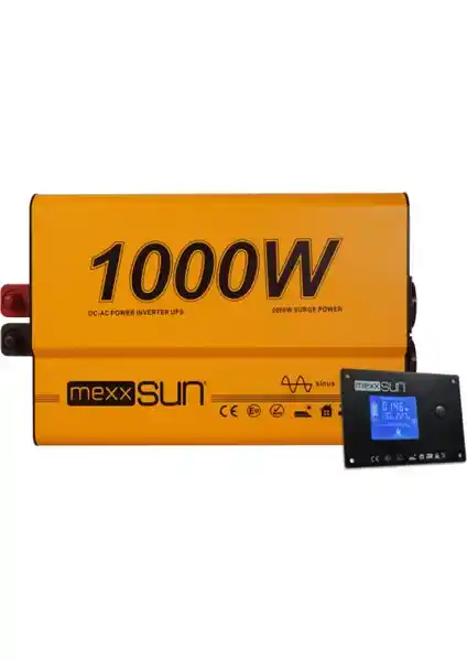 Mexxsun 12V 1000W Tam Sinüs UPS İnverteri Güç ve Güvenilirlik Sunar