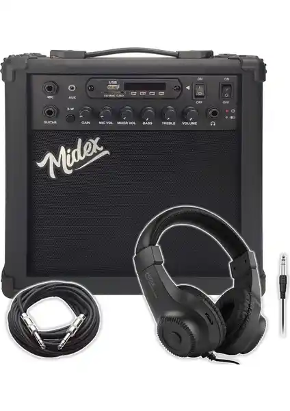 Midex MGA-25BK-HD ve Nux Gp-1 Gitar Amfileri Karşılaştırması ve Özellikleri