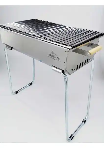 Mizan Marina Grill Kömürlü Mangal L: Dayanıklı ve Pratik Dış Mekan Pişirme Çözümü