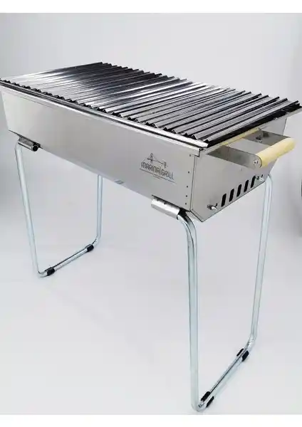 Mizan Marina Grill L Kömürlü Mangal: Portatif ve Dayanıklı Açık Hava Mangal Çözümü