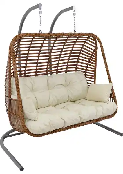 Monalin Home Garden Kudüs Rattan El Örgüsü Çift Kişilik Salıncağı Özellikleri ve Dekorasyon İpuçları