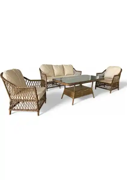 Monalin Mobilya'nın Lizbon Oturma Takımı ile Bahçe Dekorasyonunuzu Yenileyin