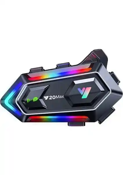 Motobir Y20 Max Bluetooth Intercom Seti: Dayanıklı ve Yüksek Performanslı Motosiklet İletişim Cihazı