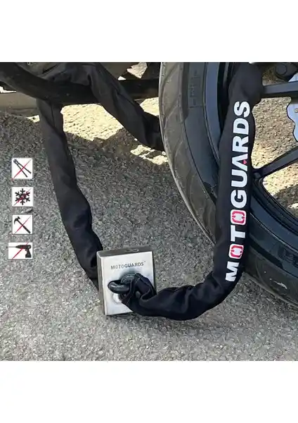 Motoguards MA-13 Zırhlı Kilit ve Zincir: Yüksek Güvenlikli Koruma Çözümü
