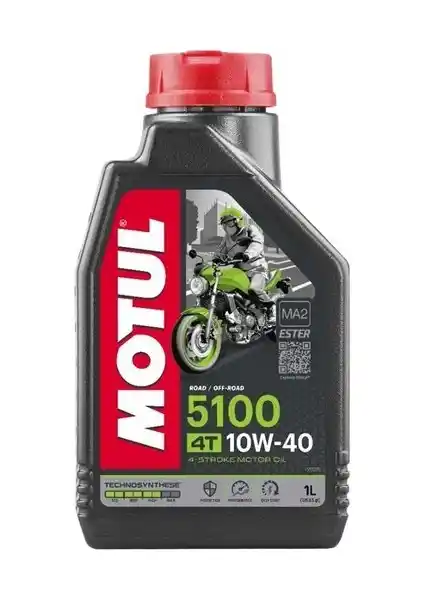 Motul 5100 10W40 Yeni Nesil Motosiklet Yağı Performans ve Güvenlik Artırıcı Özellikler