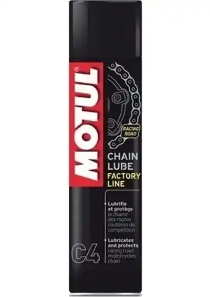 Motul C4 Zincir Yağlama Spreyi 400 Ml: Motosiklet Zincir Bakımında Güç ve Dayanıklılık Sağlar