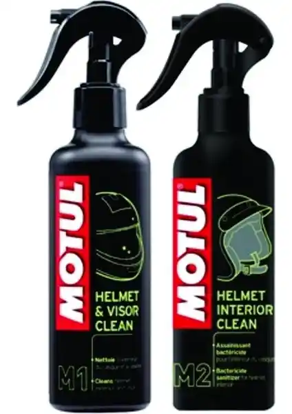 Motul Kask Bakım Seti M1 ve M2 ile Kasklarınızı Koruyun ve Uzun Ömürlü Tutun