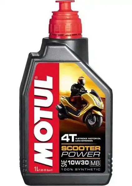Motul Scooter Power 10W30 4 Zamanlı Scooter ve Maxi Scooter Motor Yağı Özellikleri