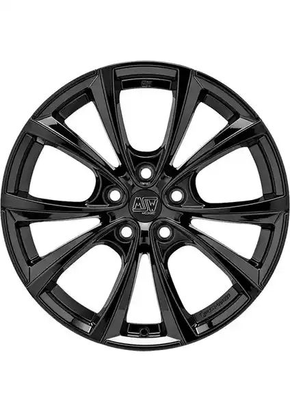 MSW 27T 5X114,3 9,5X20 ET45 64,1 Gloss Black Jant ile Modern ve Şık Otomobil Tasarımı