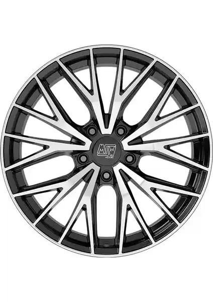 MSW 44 5X108 8,5X20 Siyah Parlak Polished Jant ile Modern ve Şık Araç Tasarımı