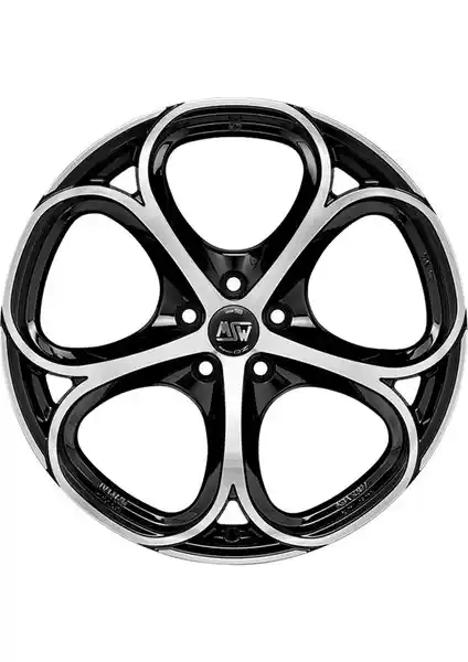 MSW 82 Serisi 5x110 8J 19 İnç Gloss Black Full Polished Jantlar