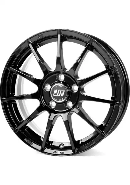 MSW-85 4X100 7X17 ET37 63,4 Gloss Black Jant: Modern Tasarım ve Dayanıklılık