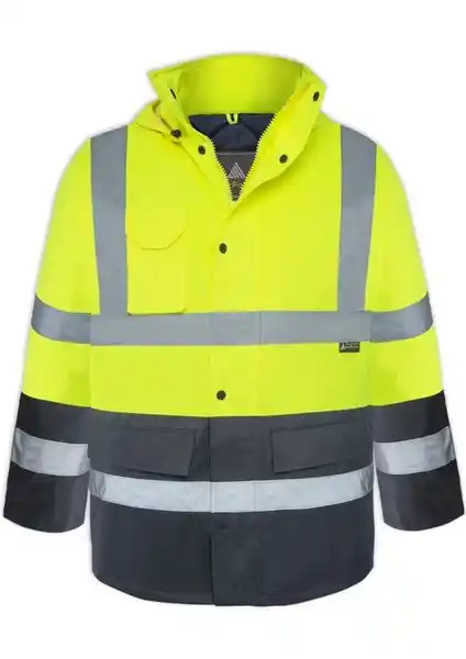 Myform Olympus Essential Hı-Vıs İki Renkli Yalıtımlı Ceket Özellikleri ve Tasarımı