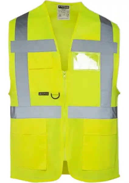 Myform Olympus Yüksek Görünürlük Uyarı Yeleği Güvenlik Standartlarına Uygun Tasarım
