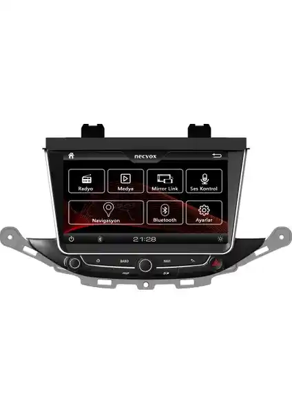 Necvox DVA-S99124 Opel Astra K İçin Gelişmiş Navigasyon ve Multimedya Sistemi