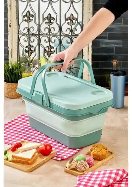 Nefiz Home Katlanır Piknik Seti: Pratik ve Şık Doğa Aktiviteleri İçin Uygun