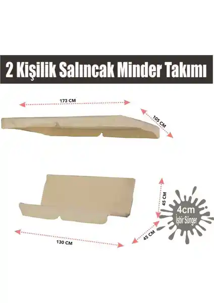 Nelson Vip Salıncak Minder Seti: Dış Mekan Konforu ve Estetiği Sağlayan Ürün