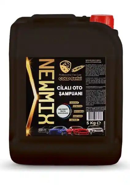 Newmix Gold Serisi Cilalı Oto Şampuanı ile Aracınızı Parlatın ve Temiz Tutun