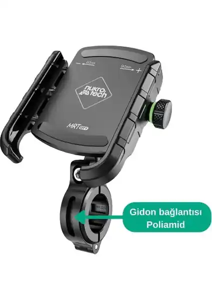 Nukrotech MRT City Motosiklet Telefon Tutucu: Dayanıklı ve Güvenilir Sürüş Arkadaşı