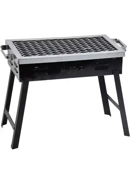 Nurgaz Campout Kara Mangal Küçük: Dayanıklı ve Taşınabilir Kamp ve Piknik Mangalınız
