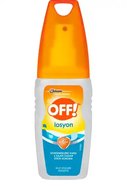 Off Sinekkovar Losyon 100 ml Sivrisineklerle Mücadelede Etkili ve Uzun Süreli Koruma Sağlar