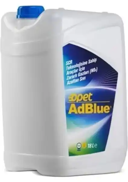 Opet Adblue Lisanslı 18LT 2025 Üretimi Çevre ve Performans Odaklı Dizel Araç Çözümü