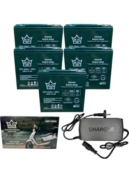 Or-Tec Elektrikli Ulaşım Araçları İçin Güç Kaynağı: Akü ve Şarj Cihazı Seti İncelemesi
