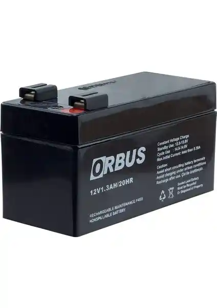 Orbus 12 Volt 1.3 Amper Akü: Güçlü ve Güvenilir Enerji Kaynağı Çözümü