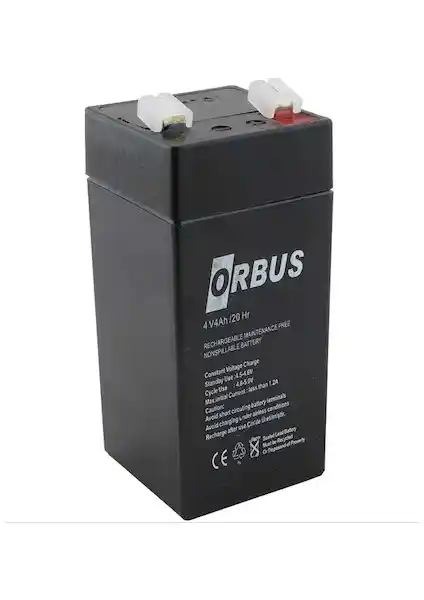 Orbus 4V 4Ah Dik Akü Güç ve Güvenilirlik Sunan Pratik Enerji Kaynağı
