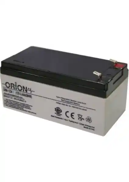 Orion 12V 3.4AH Kuru Bakımsız Akü: Güç ve Güvenilirlik Sağlayan Çözüm