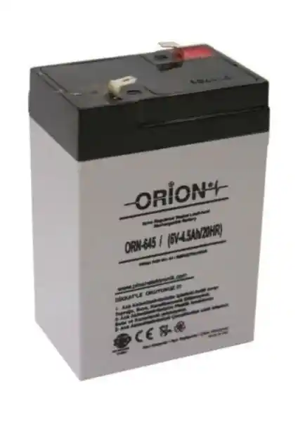 Orion 6V 4.5Ah Bakımsız Kuru Akü Özellikleri ve Uygulama Alanları