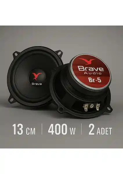 Otomobil Ses Sistemlerini Güçlendiren 13 cm Midrange 400W Hoparlör Takımı