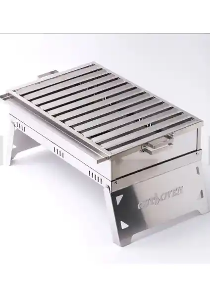 Outdoven M1 Alev Yapmayan Katlanabilir Inox Mangal: Dayanıklı ve Güvenli Pişirme Deneyimi