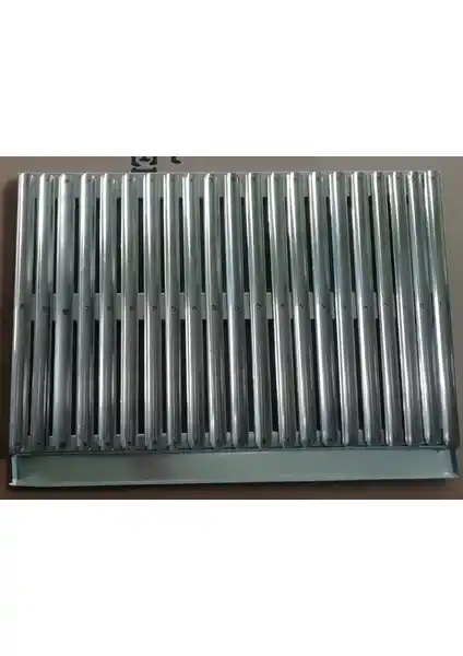 Özsal Oluklu Krom Çelik Mangal Izgarası: Sağlıklı ve Dayanıklı Pişirme Aksesuarı