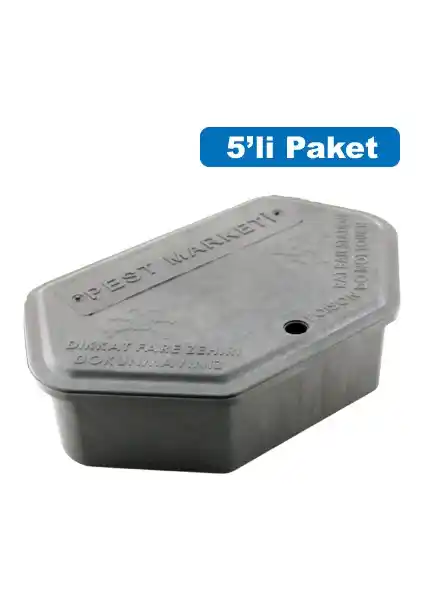 Pest Marketi Fare Yem İstasyonu Orta Boy Güvenli ve Dayanıklı Fare Kontrol Çözümü