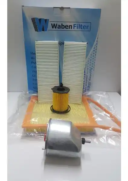 Peugeot 301 ve Citroën C-Elysee 1.6 için 4 Lü Bakım Seti Güvenli ve Verimli Sürüş İçin