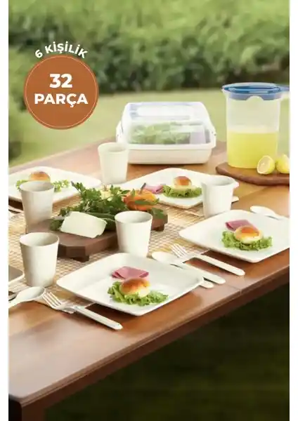 Pikas 6 Kişilik Taşınabilir Piknik Kamp Seti Doğa Keyfini Pratik ve Şık Hale Getirir