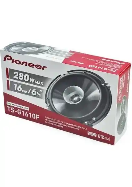 Pioneer TS-G1610F 16 cm Otomotiv Hoparlörü 280W Güç ve Yüksek Ses Kalitesi