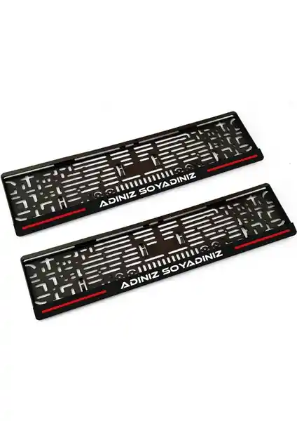 Plakalık Atölyesi İsim Özel Çizgili Model: Aracınıza Kişisel Dokunuş Katacak Tasarım