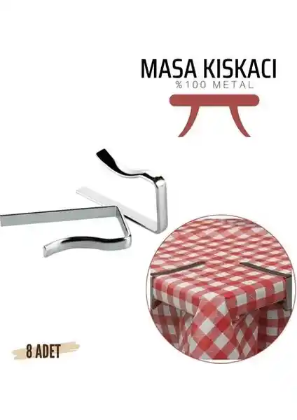 Pratik ve Dayanıklı Bx Masa Örtüsü Klipsi ile Masalarınızı Güvenceye Alın