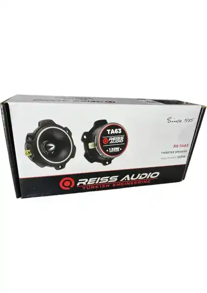 Reiss Audio RS-TA-63 Dom Tweeter: Yüksek Kaliteli Ses Performansı ve Detaylı Tizler