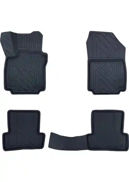 Renault Captur 2013-2019 İçin Özel Tasarım Havuzlu Oto Paspasları Güçlü Koruma ve Estetik Sağlar