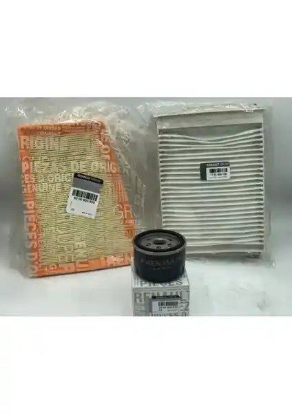 Renault Megane 2 1.6 16V Benzinli Filtre Bakım Seti Orijinal ve Güvenilir Ürün