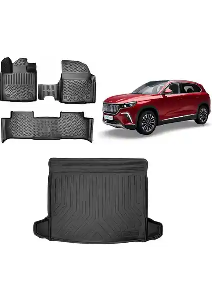 Rizline Togg T10X 2023 Sonrası İç ve Bagaj Koruma Seti Yüksek Kalite ve Estetik Sağlar