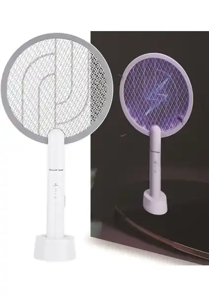 Rowenger WD-942 USB Şarjlı UV Işıklı Elektrikli Sivrisinek Öldürücü Raket